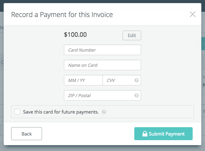 credit card payment template excel