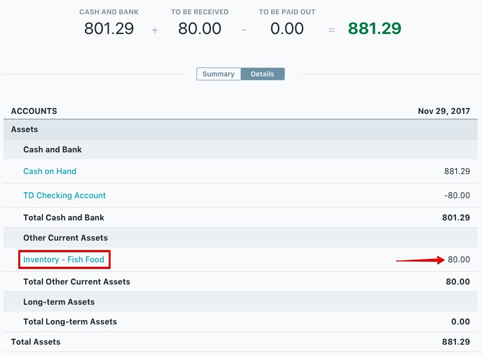 Balance Sheet